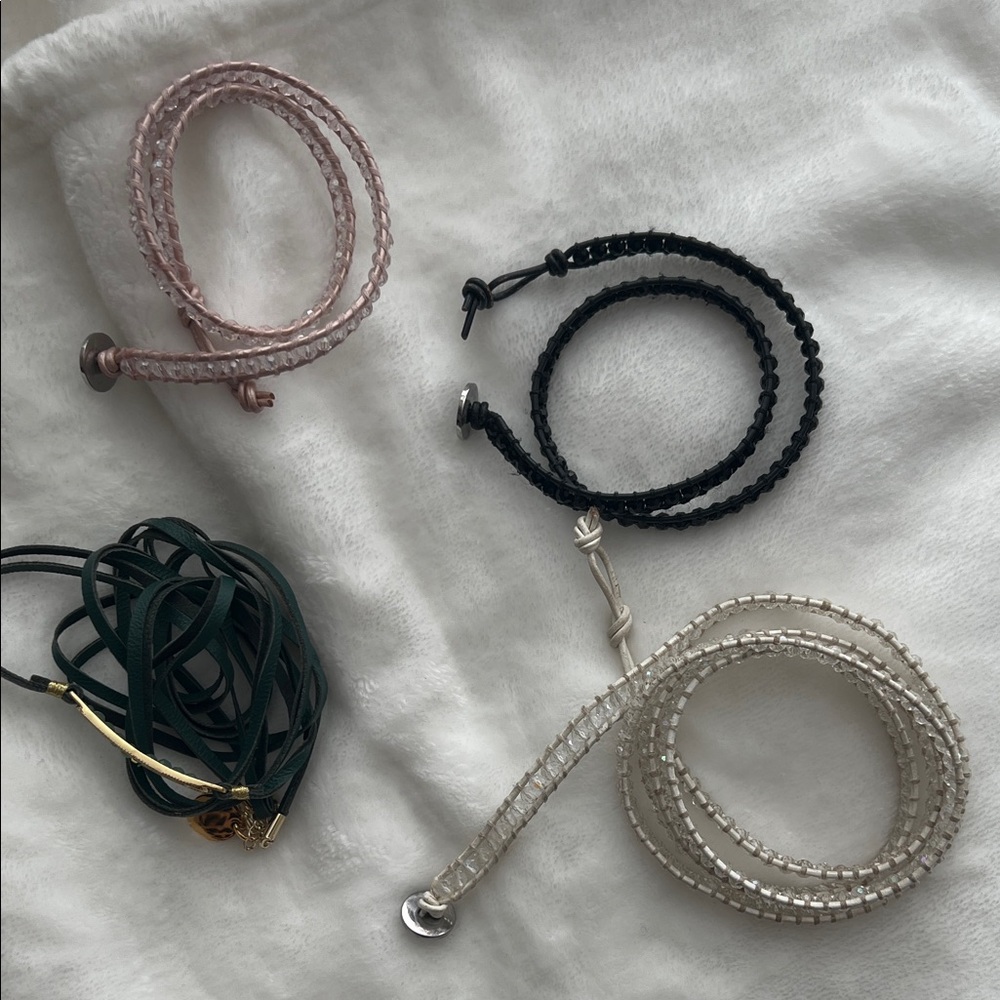 Lot of Victoria Emerson Color Wrap Bracelets